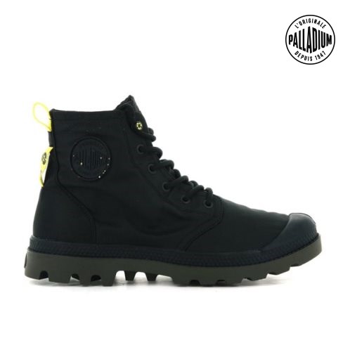 Palladium Pampa Recycle Waterproof+ 2 Men's Boots Black | UK H567-MZW